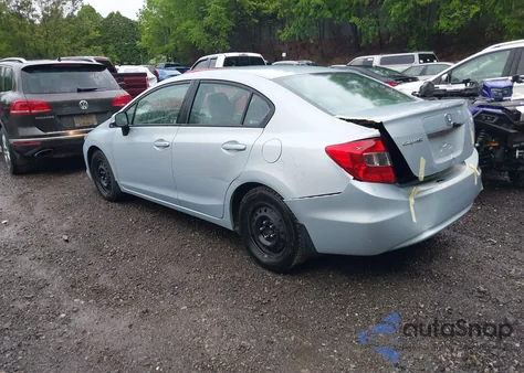 2012 Honda Civic Lx from USA, damaged, VIN 2HGFB2F58CH588573